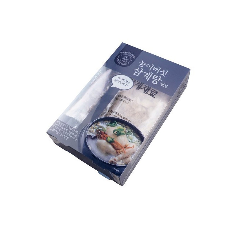 능이버섯 삼계탕재료 Mushroom Samgyetang Ingredients