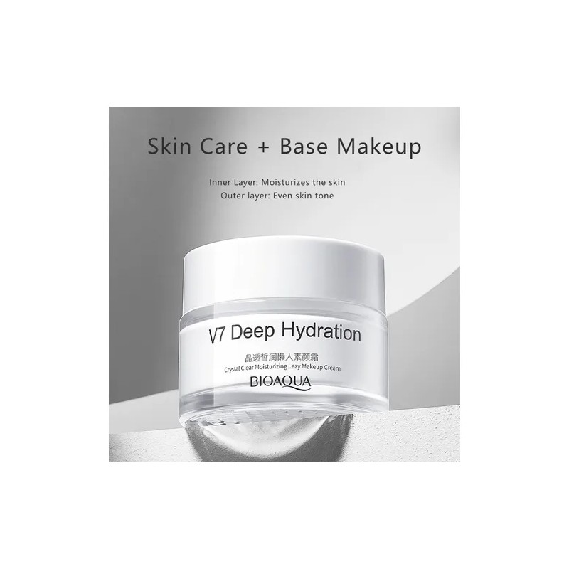 Crema Facial Bioaqua V7 Deep Hydration Crystal Hidratante Todo Tipo