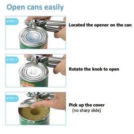 Frentaly CAN OPENER Bottle Stainless Steel Heavy Duty Blades Strong Professional Chef NEW