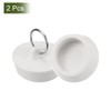 sourcing map 2 Pcs Tub Stoppers, Rubber Bathtub Stoppers 1-3/8"