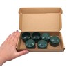 SKIR'CO RAL 6005 Fence Post Caps Round 45 mm Green