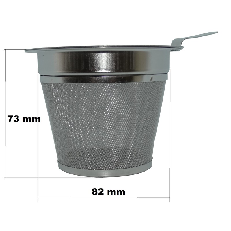 Stainless Steel Tea Filter, Permanent Tea Filter for Cups, Tea
