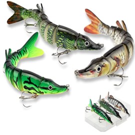 Fishing Lure Artificial Bait Fish Fishing Set Pike Zander Trout Bait Swimbait Wobbler Slow Sinking Freshwater Saltwater Fishing Set Fishing Gift for Men