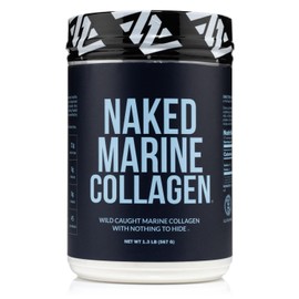NAKED Marine Collagen Peptides Protein Powder - Unflavored - from Wild Caught Cod - Paleo Friendly, Non-GMO, Soy-Free, Gluten-Free - 47 Servings