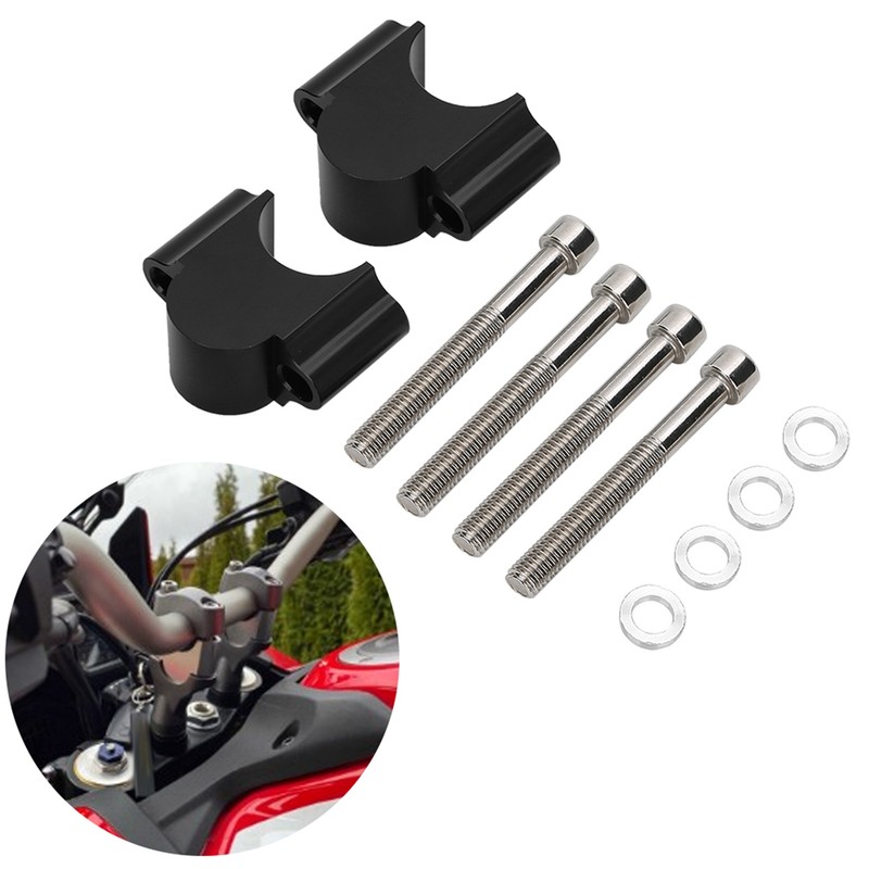 28mm Aluminum Handlebar Riser Mount Clamp 28MM Height Adapter for