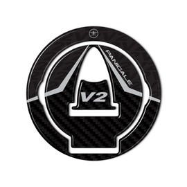 labelbike - 3D Sticker Protection for Motorcycle Fuel Cap Compatible with Ducati Panigale V2 2020-2022