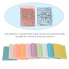 Pack of 10 Rubber Carving Blocks, Stamp Carving Blocks, DIY