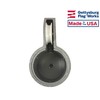 3.5" Single Pulley Cast Aluminum Cap Style Stationary Flagpole Pulley