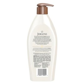 Jergens, Crema Corporal Coco Hidratante, 400 mL, Infundido con aceite y agua de coco para una humectación duradera, hidrata la piel seca al instante, 