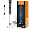 FoodVille Professional Electric Milk Frother With 2 Whisks Rechargeable Kitchen