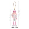 Yardwe Pack of 5 Pink Nutcracker Soldier 13 cm Nutcracker