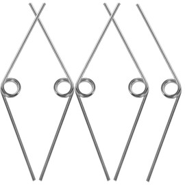 VILLCASE Torsion Spring Made of Stainless Steel, Pack of 5 Replacement Spring for Secateurs, Black, V-Shaped Replacement Spring for Loppers, Easy Replacement, Branch Springs Trimming Spring for