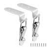 ZIUZI 2PCS 90-Degree Angle Latch, Stainless Steel Corner Latch with