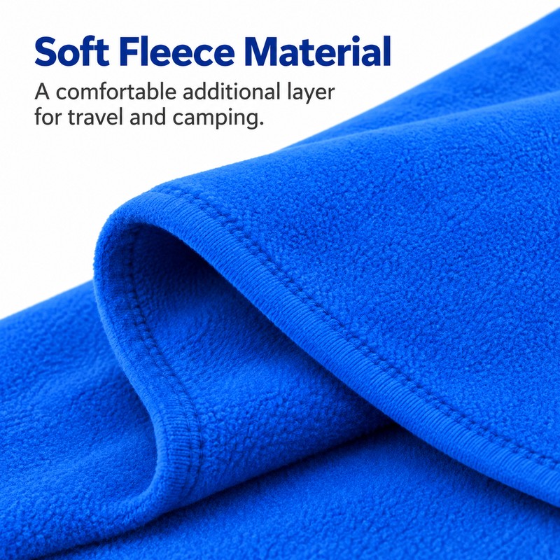 Fleece Sleeping Bag Liner for Camping – Portable 70.87 ×