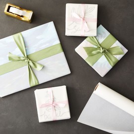 Bright Creations Glassine Paper Roll - 17.5 in x 25 yd Clear - Acid Free Archival Protection - pH Neutral & Grease Resistant for Artwork & Documents