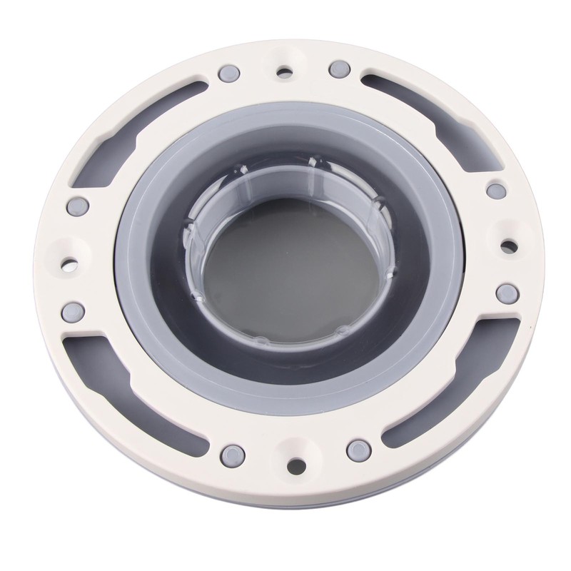 Toilet Flange Silicone and ABS Gray Universal Toilet Flange Replacement