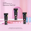 Poly Extension Gel Nail Kit, Clear White Pink Builder Nail