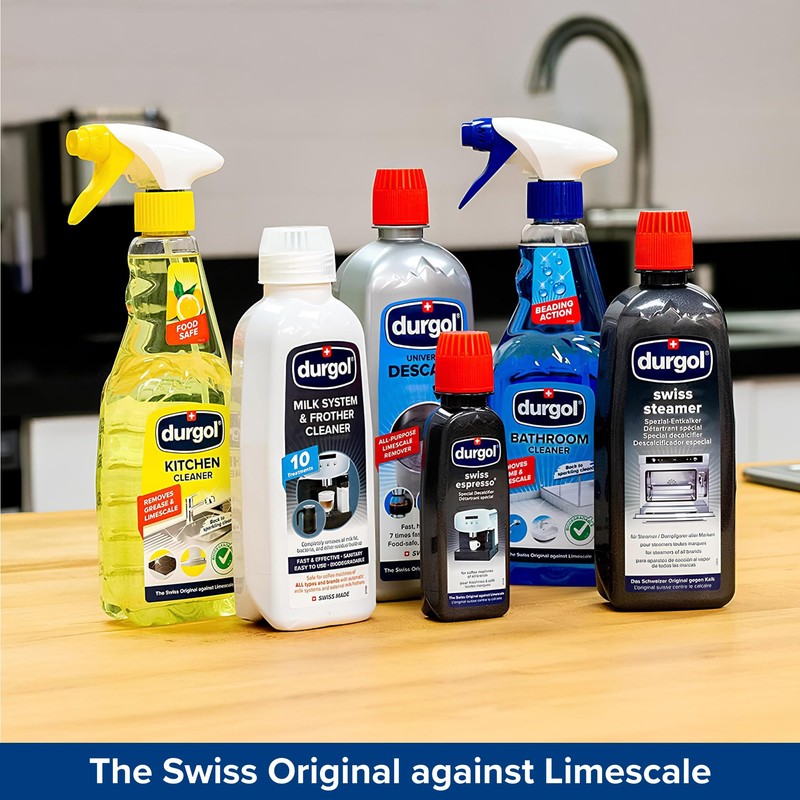 Durgol Swiss Espresso, Descaler and Decalcifier for All Brands of