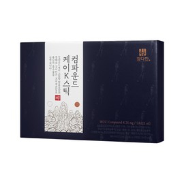 Chamdahan Compound K K Fermented Red Ginseng Stick Essence 30 packets / 참다한 컴파운드케이K 발효 홍삼 스틱 진액 30포