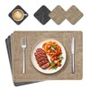 KitchenBoss Tovagliette Colazione e Sottobicchieri, Set da 4 Tovagliette Americane
