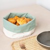 VINTHERA Okapi Recycled Bread Basket, 20 cm, Beige