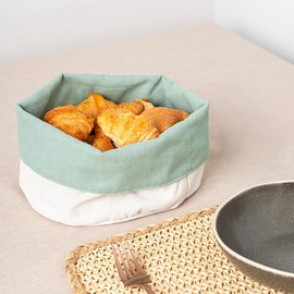 VINTHERA Okapi Recycled Bread Basket, 20 cm, Beige