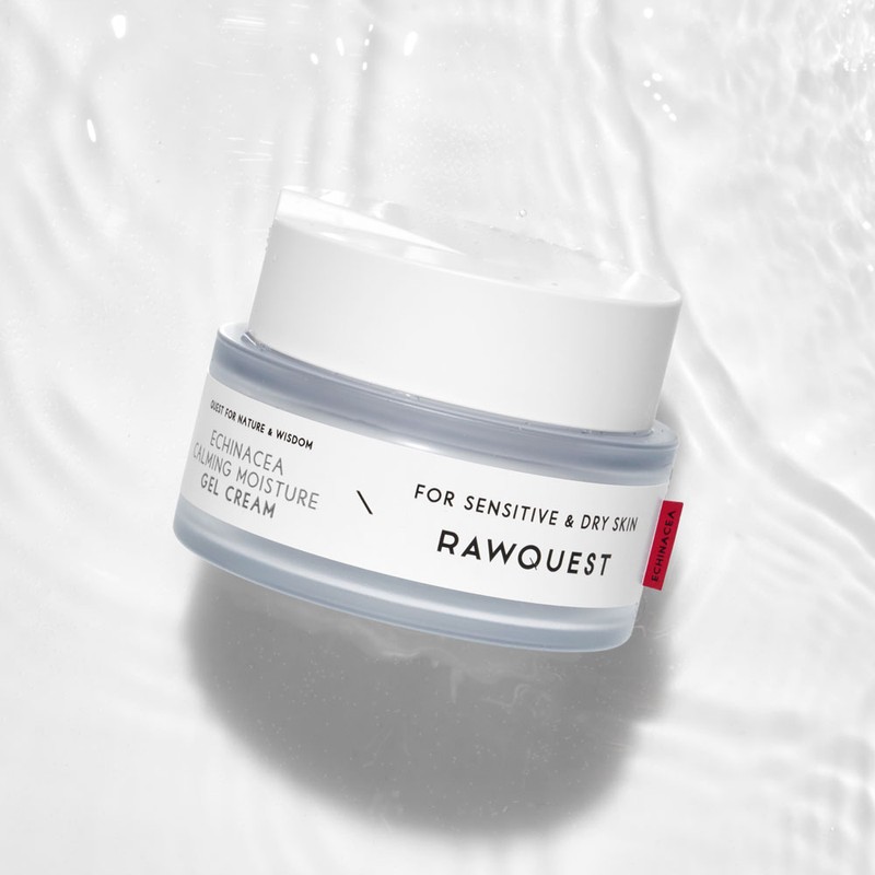 RAWQUEST Echinacea Calming Moisture Gel Cream 50mL - RAWQUEST Echinacea