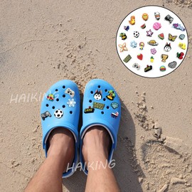 PVC Shoe Decoration, 30 Pcs Lovely Different Shoe Charms Fit a Variety of Shoes with Holes for Party Gift, DIY Accessories (Random Style)