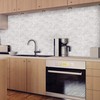 KASARO Peel and Stick Backsplash Shell Tiles, Mother of Pearl