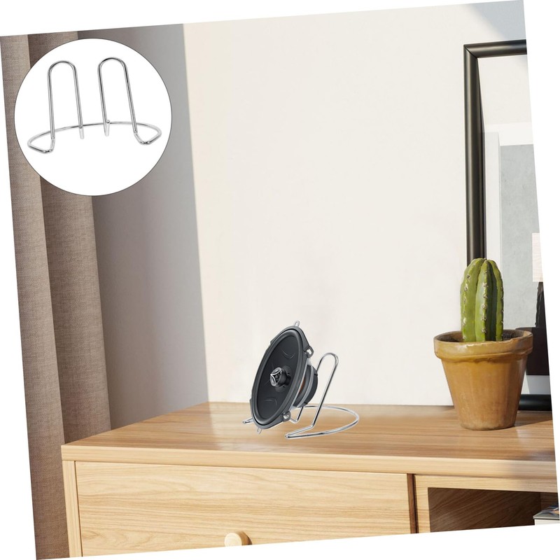 ULTECHNOVO Metal Speaker Stand for Compact Desktop and Car Audio
