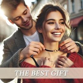 JEYORZY 8 Pieces Choker Necklace Set, Velvet Choker Necklaces, Velvet Gothic Tattoo Lace Choker, Women Choker, Black, Suitable for Women and Girls, Adjustable Gothic Tattoo Lace Choker