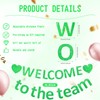 Pre-Strung Glitter Welcome to the Team Banner Welcome Banner Welcome