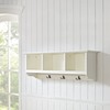 Crosley Furniture Brennan Entryway Storage Wall Shelf, with Coat Rack
