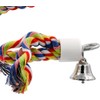 2 Pack 1/2-Inch by 63-Inch Rope Bungee Bird Toy Parrot