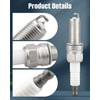 4Pcs Spark Plug Fit for Hyundai Genesis G80/GV70/GV80 Santa Sonata
