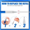 2 Pcs Welders Pencil with 48 PCS Round Refills Mechanical
