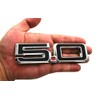 2pcs 5.0 Side Emblems 3D Badge Replacement for 2024 Mustang