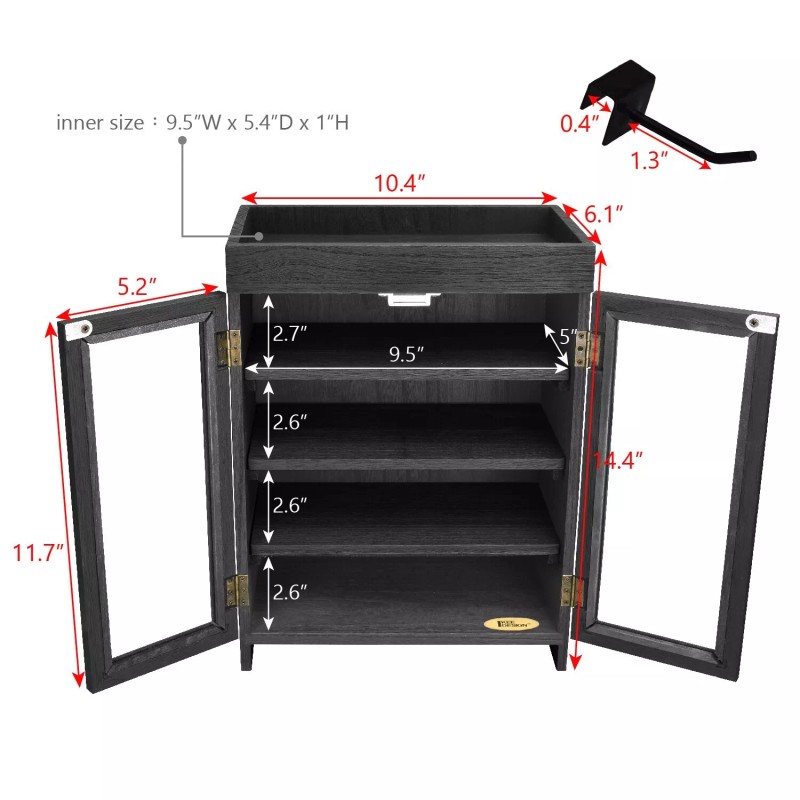 Neuxi Wooden Countertop Storage Cabinet,Adjust
