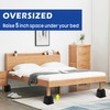 MixDora Bed Risers 5 Inch Heavy Duty Furniture Risers Square