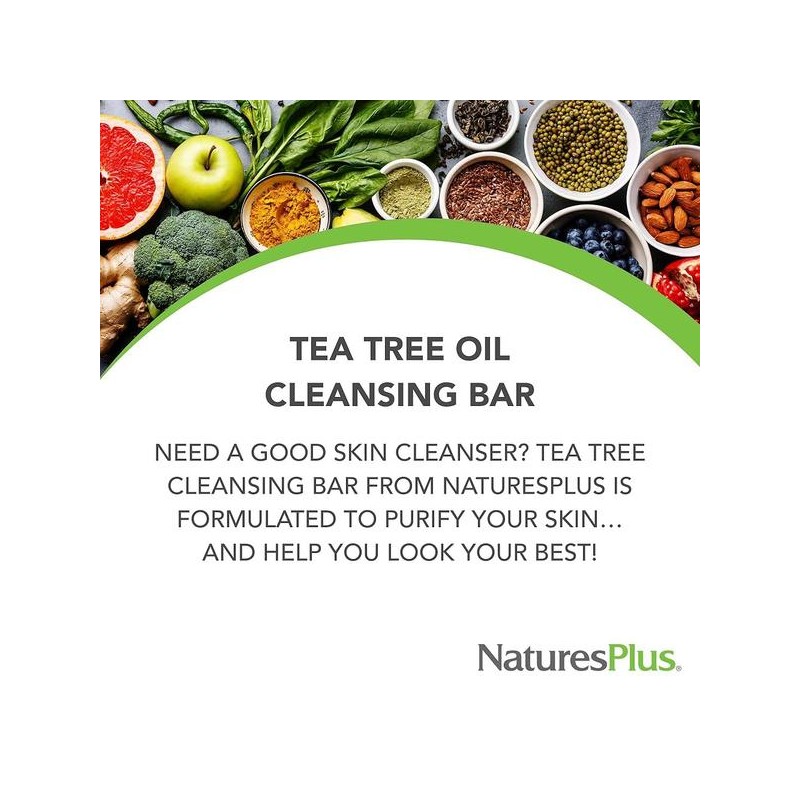 Naturals Plus 내추럴스플러스 퓨리파이징 클렌징 바 - 에너자이징 티트리 오일