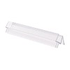 CRL Co-Extruded Clear Bottom Wipe with Drip Rail for 1/2"