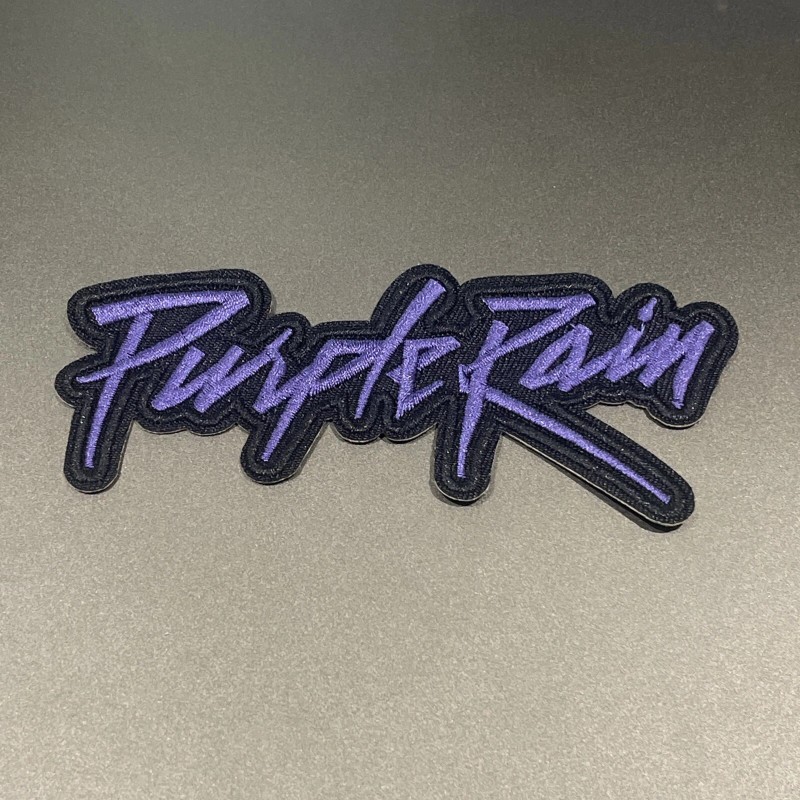 Purple Rain Prince Patch 80’s Patch Embroidered Logo Iron On
