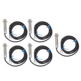 5PCS Inductive Proximity Switch M12 NPN Normally Open Distance Detection Sensor 6‑36VDC 2mm