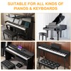 Removable Piano Keyboard Note Labels, Silicone Piano Notes Stickers Guide