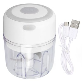 Mini picadora eléctrica de ajo, procesador de alimentos portátil, picadora de verduras, picadora de cebolla, picadora de carne inalámbrica con carga USB