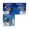 3 Renata 394 Button Cell Watch Batteries