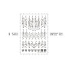 Haikyu Parts Fire Tribal Decal Outline Metallic Violet 1pc Decal