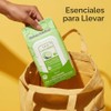 CALA - toallitas desmaquillantes con pepino (paquete con 60 toallitas)