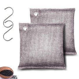 Activated Charcoal Odor Absorber, Odor Eliminator for Strong Odor,Coconut Shell Charcoal Air Purifying Bags for Home Car Closet Pet, Smoke Room Deodorizer