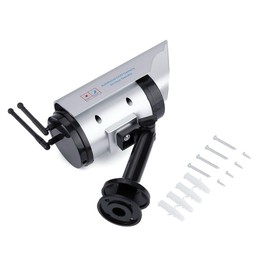 Solar Power Fake/Dummy Adjustable Camera For Security Surveillance  Indoor Outdoor Use